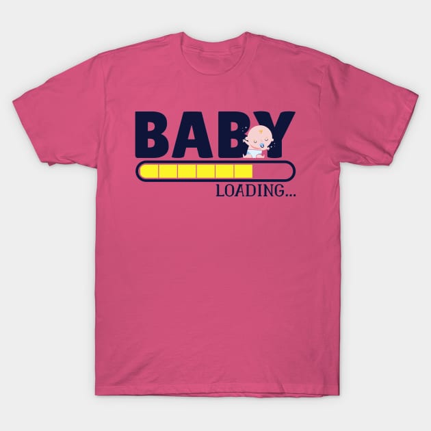 Baby Loading Soon - Mommy to be T-Shirt by Artistic muss